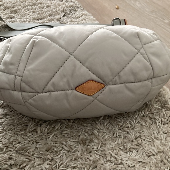 Lovely MZ Wallace quilted Madison handbag./French grey color/very good condn - Picture 7 of 17